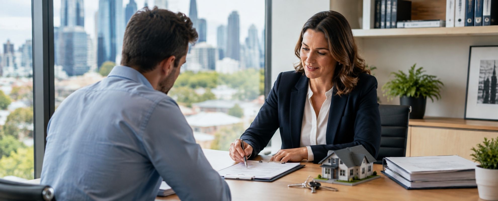 conveyancer vs solicitor buying property Victoria — hero banner for Clarity Financial Solutions Melbourne