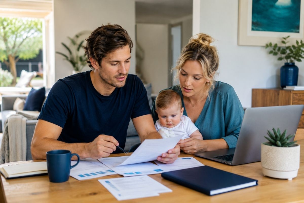 applying for a loan during maternity leave — in-content illustration for Clarity Financial Solutions Melbourne