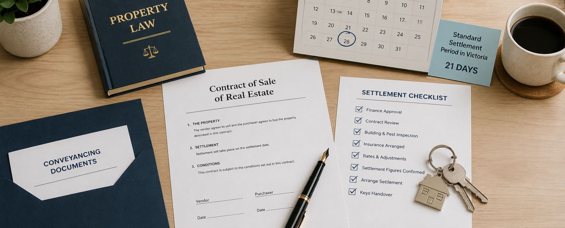 30 day vs 60 day vs 90 day settlement — in-content illustration for Clarity Financial Solutions Melbourne