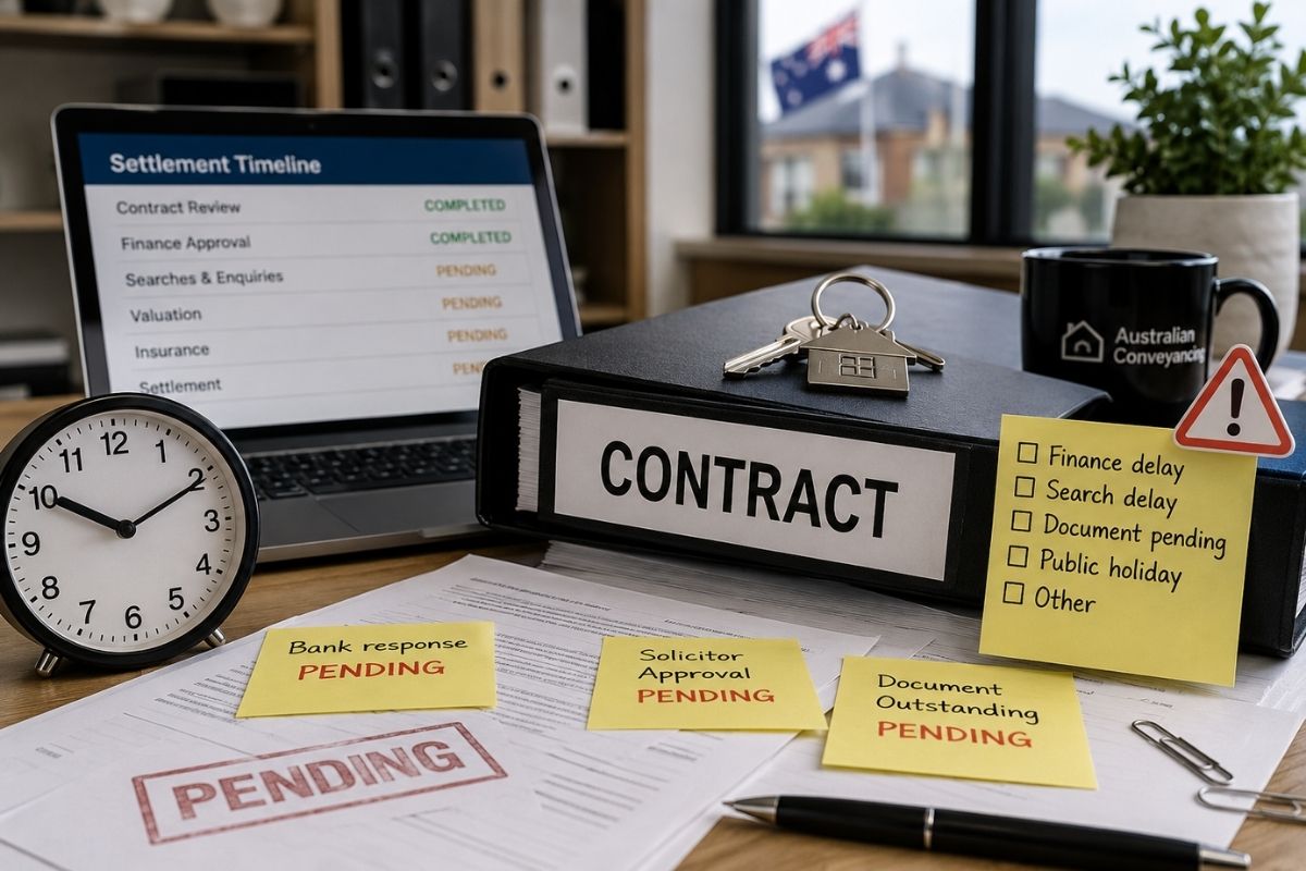 30 day vs 60 day vs 90 day settlement — in-content illustration for Clarity Financial Solutions Melbourne