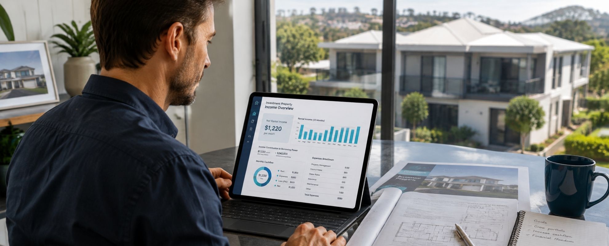 rental income borrowing power calculation Australia — hero banner for Clarity Financial Solutions Melbourne