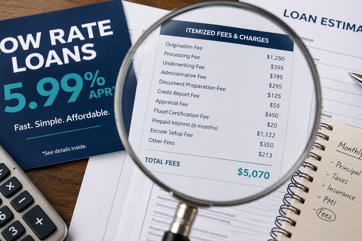 advertised rate vs comparison rate difference — in-content illustration for Clarity Financial Solutions Melbourne
