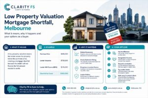 low property valuation mortgage shortfall Melbourne — featured blog image for Clarity Financial Solutions Melbourne